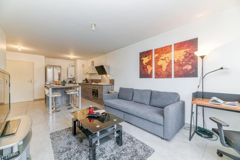 Bel Appartement-Garage Prive-Balcon-Wifi Fibre Rhut Exterior foto